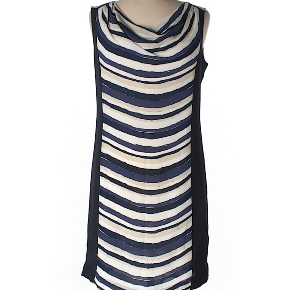 Tory Burch silk navy dress 4